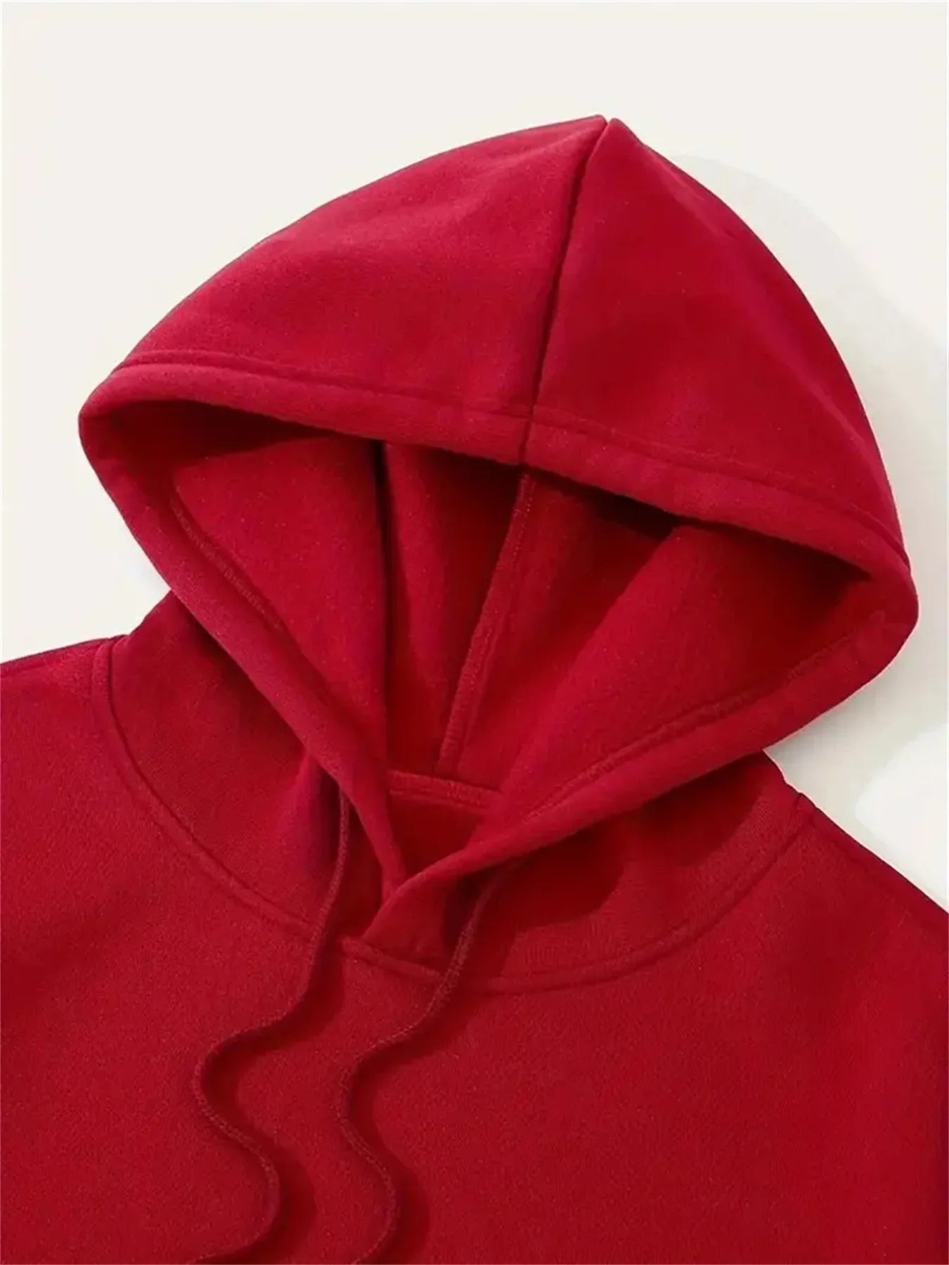 Men's autumn and winter casual fashion loose geometric print long sleeved hooded sweatshirt warm pullover BAZAARHUBO