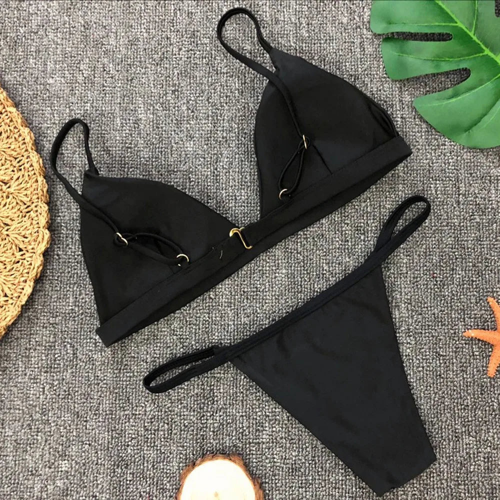 Bikinis Sexy Women's Trendy Swimwear Swimsuit Bathing Suits Thin Lightweight Swimwear Female Bathing Suit Beachwear Bikini Set
