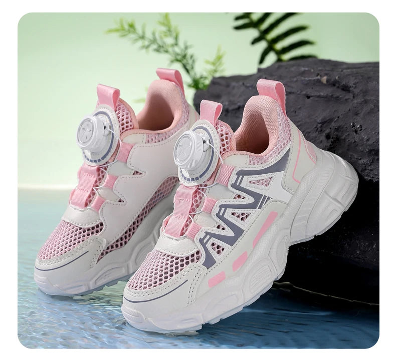 Children Casual Shoes for Girls Breathable Mesh Sneakers for Kids Summer Comfortable Outdoor Walking Shoes Fashion Sports Shoes