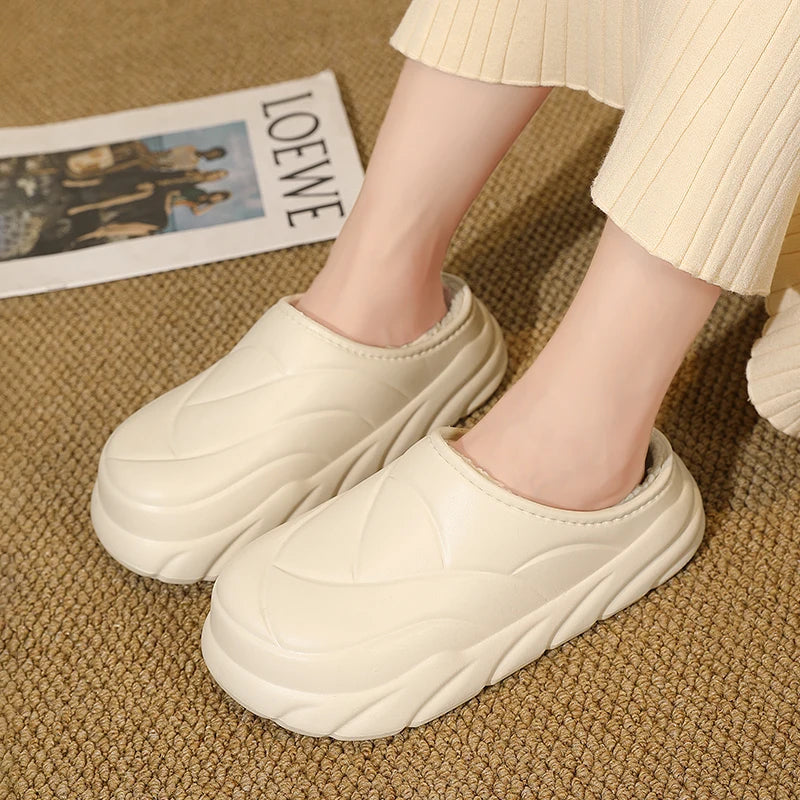 Winter Plush Slippers Unisex Unisex Home Sandals Women Orginal Indoor Flat Shoes Soft Men Fashion High Quality Non Slip Bedroom