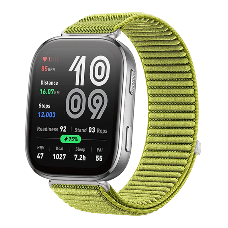 22mm Nylon Band for Amazfit Helio Breathable Lightweight Strap Suitable for Amazfit Balance 2/Bip 6/Cheetah Pro Smartwatch Band