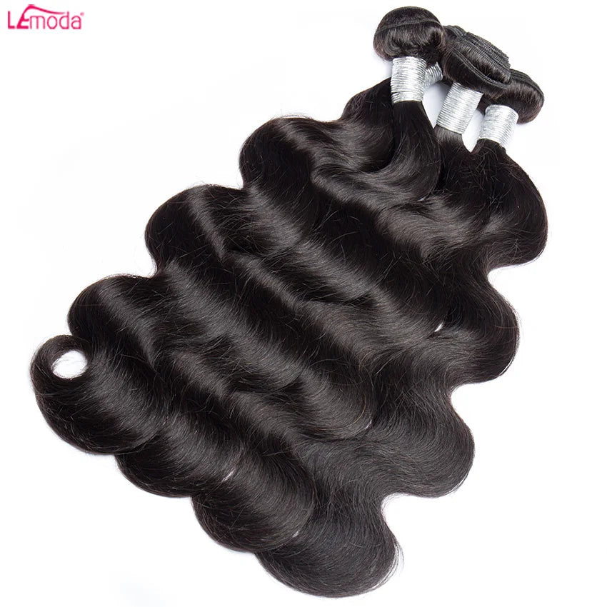 Body Wave Human Hair Bundles Hair extension 100% Human Hair Bundles Unprocessed Weave 1/3/4 Pcs/Lot Brazilian Lemoda Remy Hair