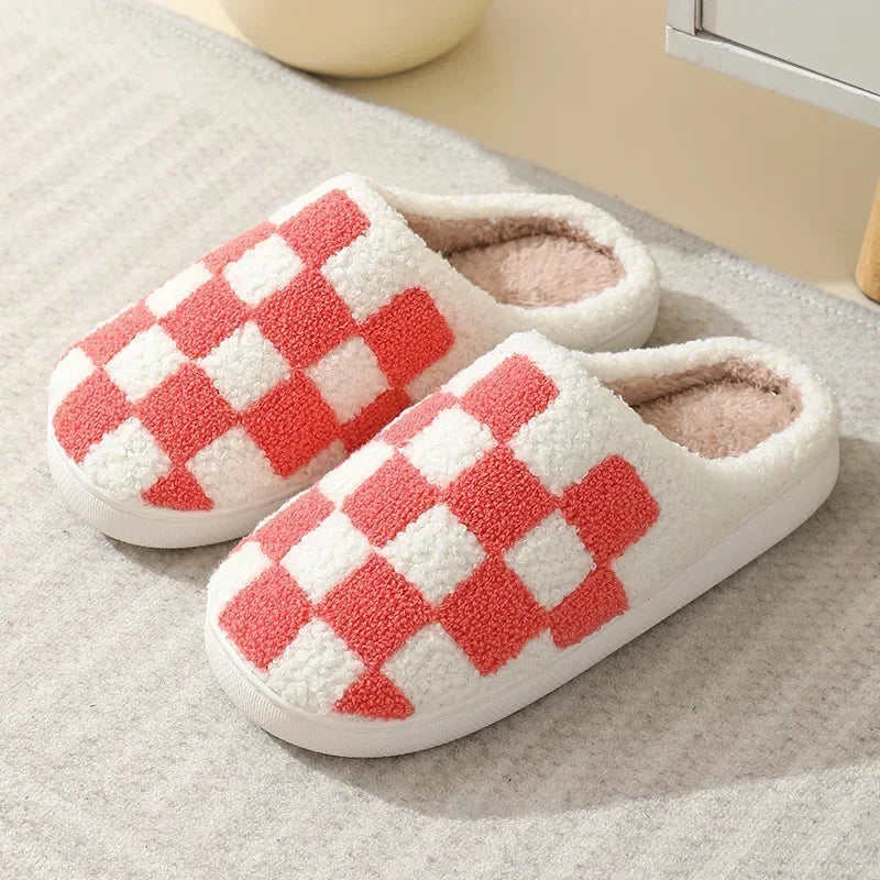 House Fuzzy Slipper Men Male Ghost Face Blue Evil Eye Home Shoes Plush Winter Warm Indoor Floor Non Slip Women Female Halloween
