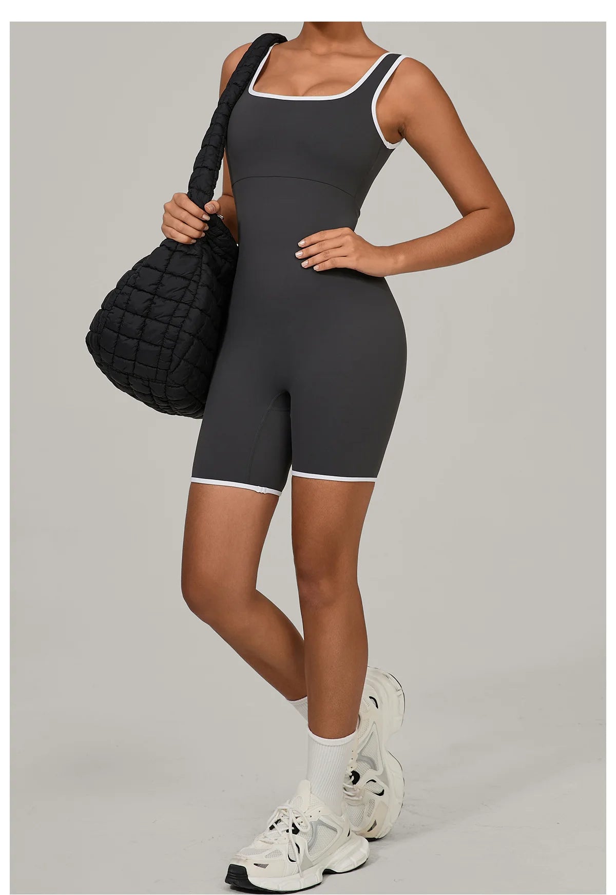Jumpsuits Women Tracksuit One-Piece Suit Color Blocked Rompers Yoga Set Gym Push Up Workout Clothes Fitness Bodysuit Sportswear