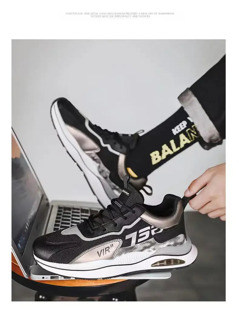 Men's Shoes Fashion 2024 Breathable Mesh Casual Shoes Student Running Lace Up Comfort Sports Shoes Sneakers Zapatillas De Hombre