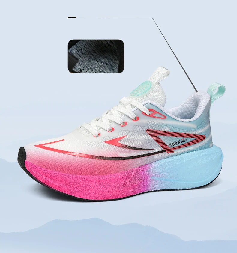 Men Running Shoes Marathon Men's Sneakers Casual Carbon Board Speciality Sports Lightweight Women's Athletic Nonskid Sneaker Men