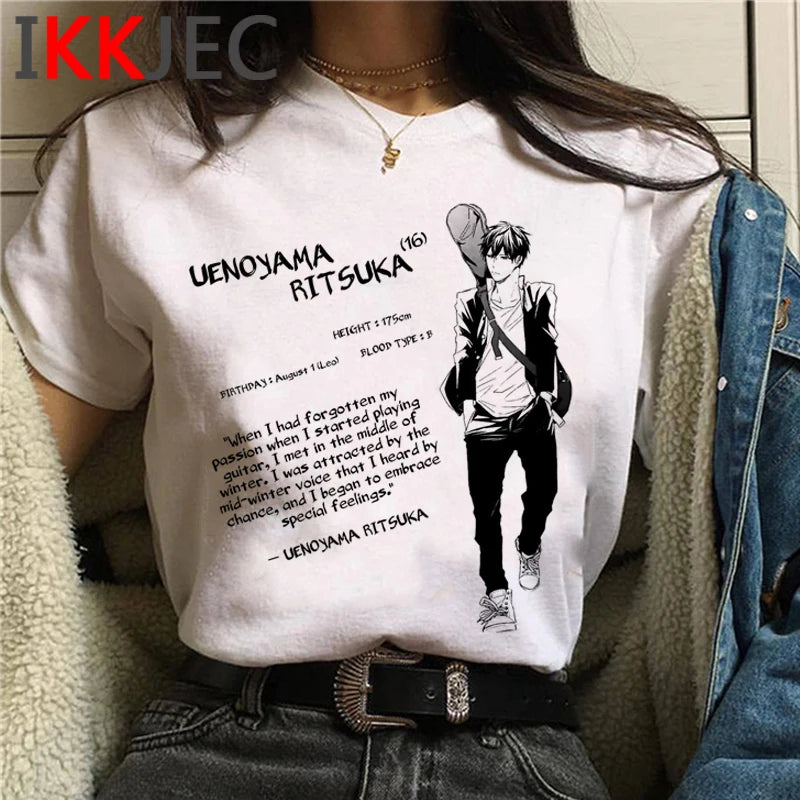 Given T Shirt Anime Sleeve Yaoi Bl Given Given Yaoi Given Anime T-shirt Given Manga Music Mafuyu Tshirt Men Harajuku Tees Male
