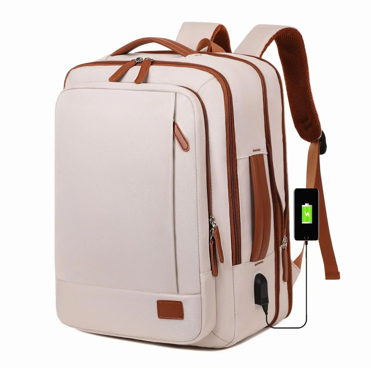 Women Business Backpack Waterproof Laptop Computer Pack Weekender Commuter Bag With USB Port College Student Bags Travel Daypack