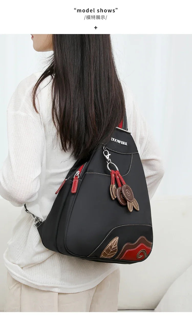 Casual Solid Nylon Designer Style Backpacks for Women 2026 High Quality Simple Versatile Commute Hot Trendy Sweet School Bags