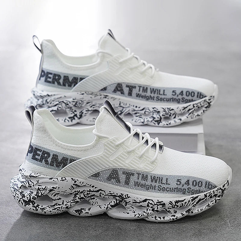 Men’s Sneakers Comfortable Breathable Platform Shoes Man Running Shoes Breathable Comfortable Fashion Walking Sneakers