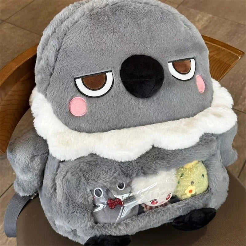Game Love And Deepspace Sylus Cute Crow Plush Backpack School Bag Student Knapsack Anime Cosplay Handbag Messenger Bag