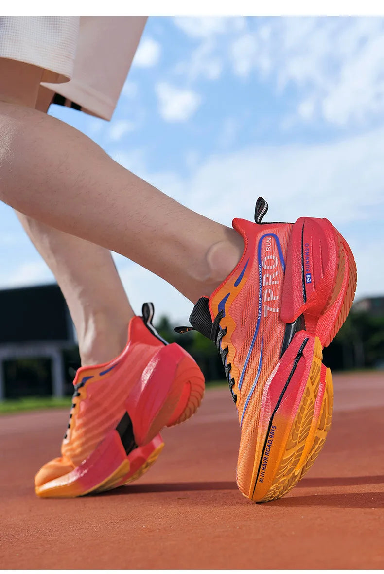New Men's Running Shoes Non-slip Cushioning Racing Carbon Plate Sneakers Light Tennis Cross Training Shoes Trail Running Shoes