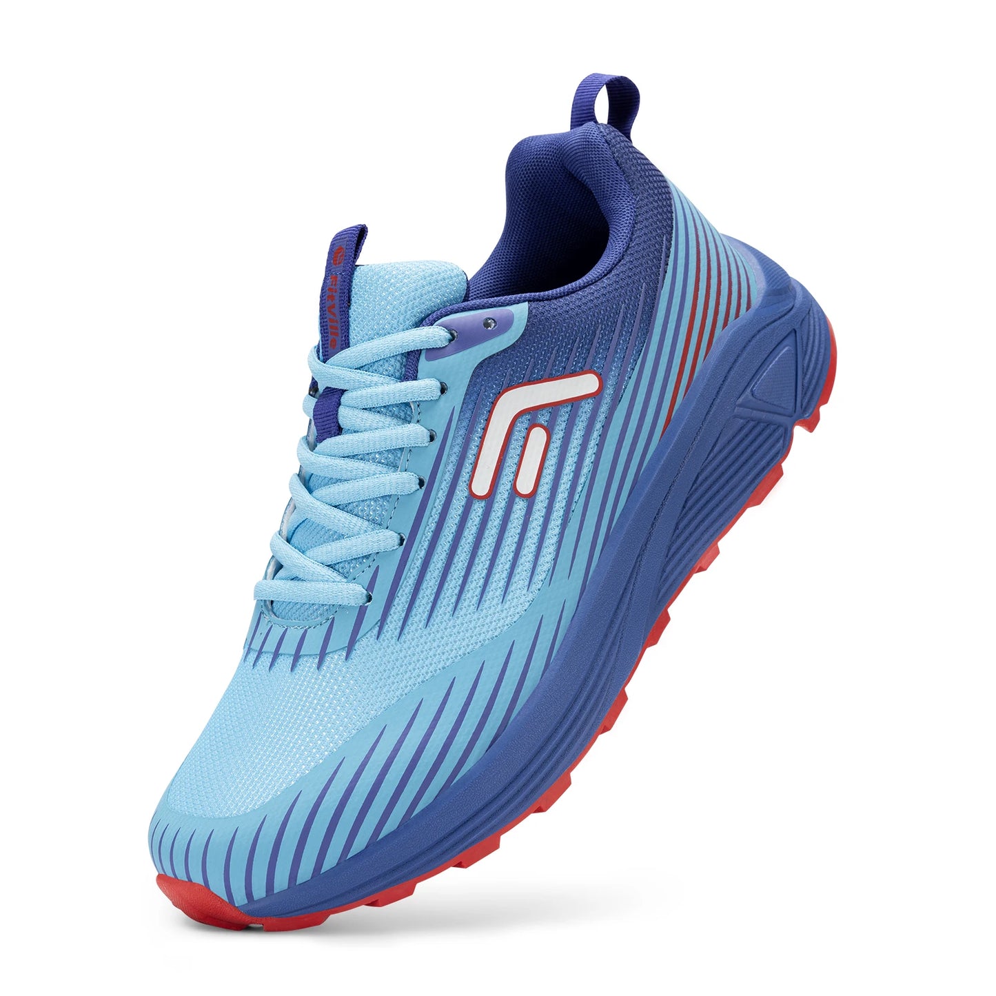 FitVille Men's Trail Running Shoes Outdoor Sneakers Wide Anti-slip Cushioning Lightweight for Swollen Feet with Arch Support