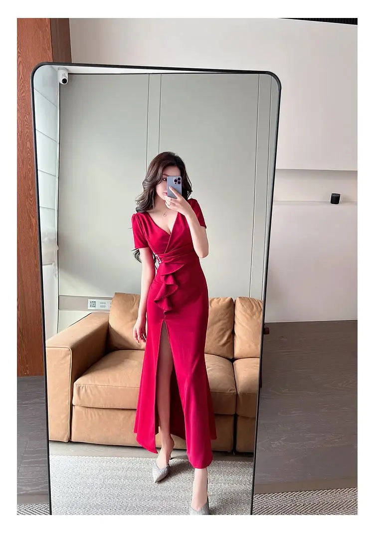 Sexy Evening Dress for Women in 2025 Slim and Slim Nightclub