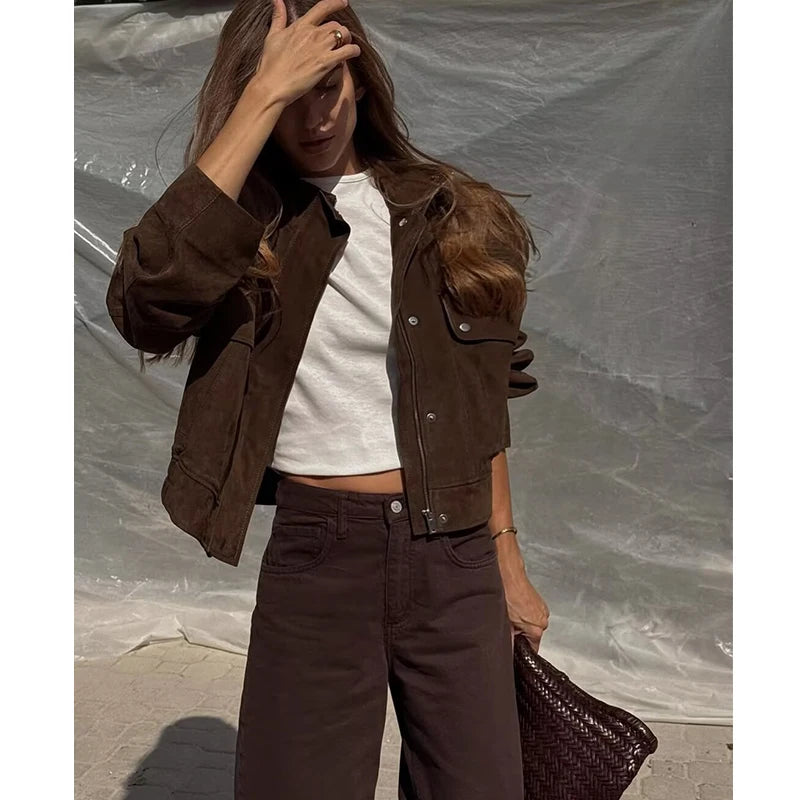 Jackets Coats Women's Autumn 2025 New Chic Loose Elegant Warm Women's Jackets Autumn Street Youth Fashion Travel Autumn Coats