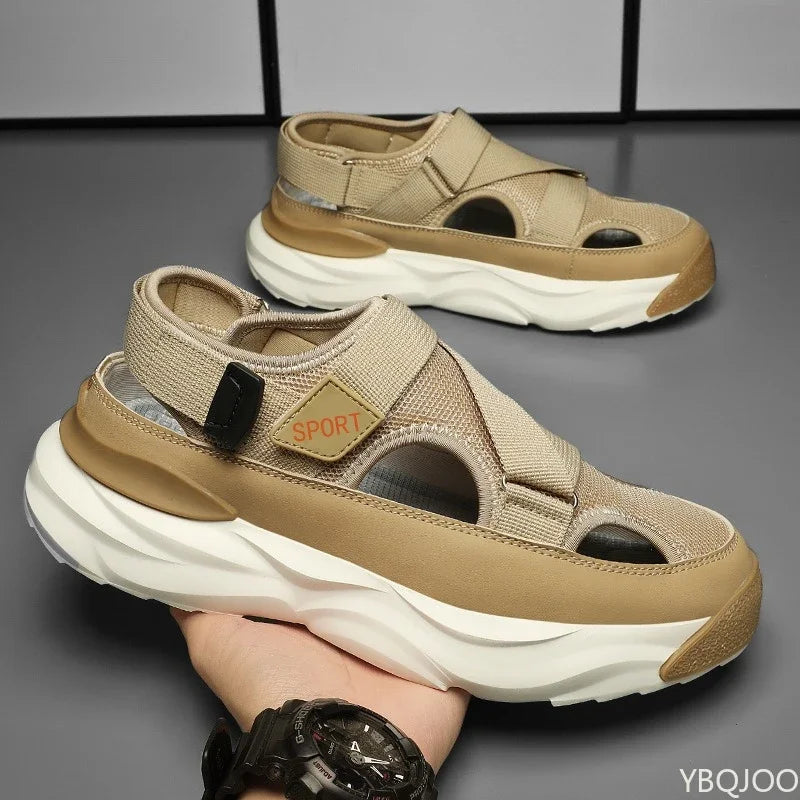 Men's summer outdoor sports anti slip wear-resistant sandals comfortable anti slip thick sole lightweight outdoor hiking shoes