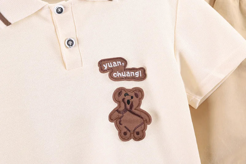 Summer Siblings Attire Fashion Baby Girls Dress Boys Clothes Short Sleeve Suit Children Girls Skirt Cotton Casual Kids Outfits