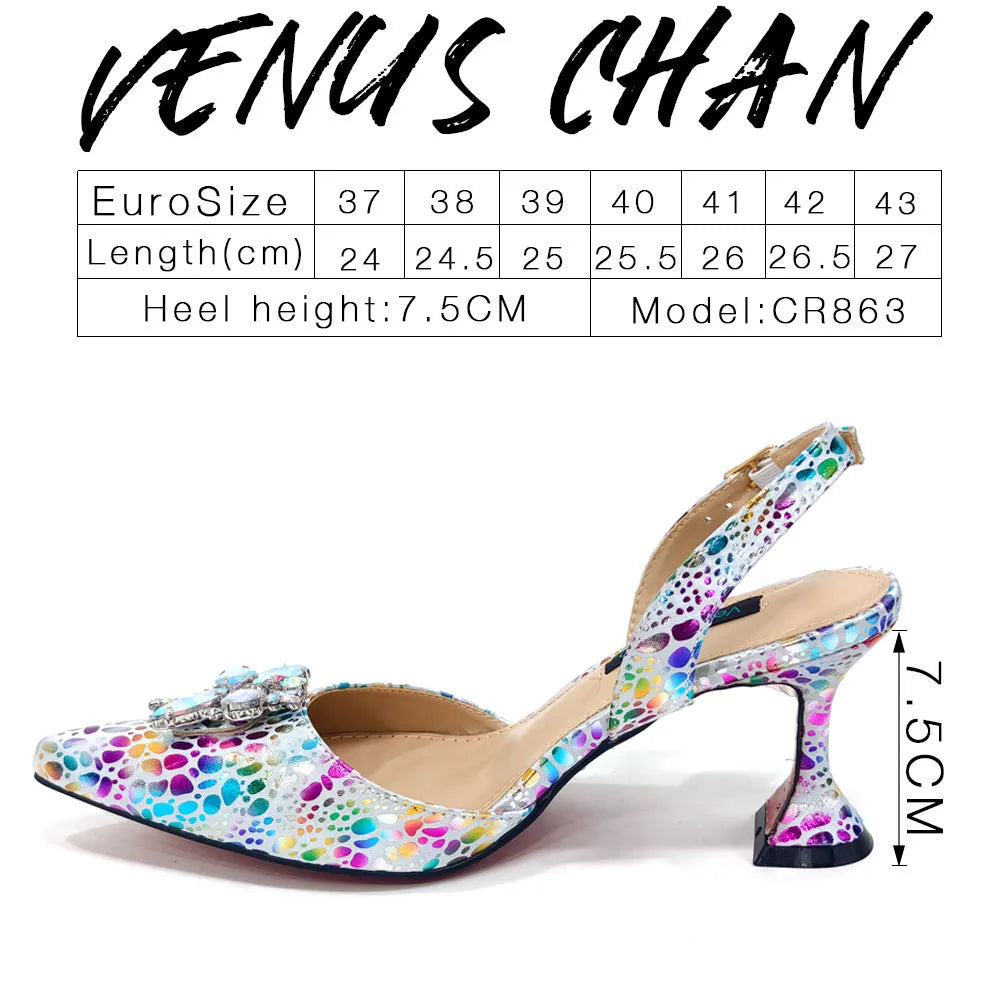 Italian Design African Ladies Party Shoes and Bag Nigerian Fashion Lace Mini Bags and High Heel Pointed Shoes