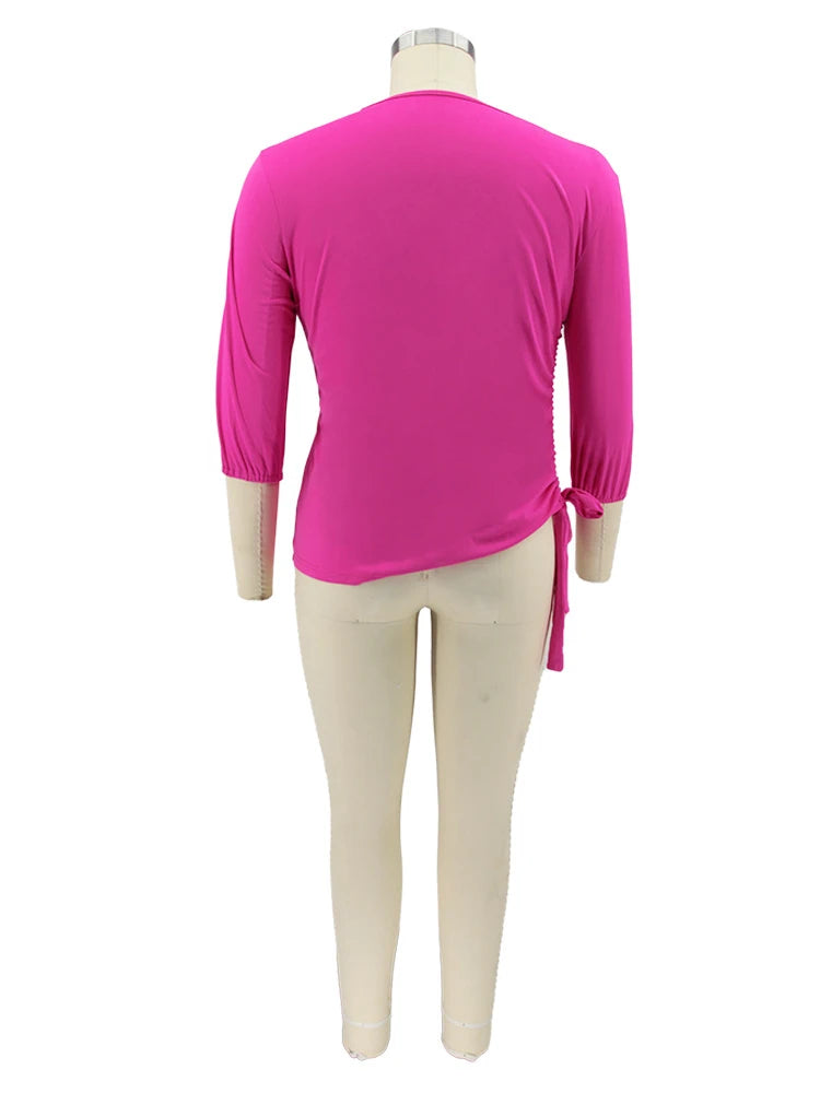 Ladies Tops Long Sleeve Female Clothing Large Size Fashion Woman Blouses 2022 Plus Size Blouses Wholesale Bulk Dropshipping