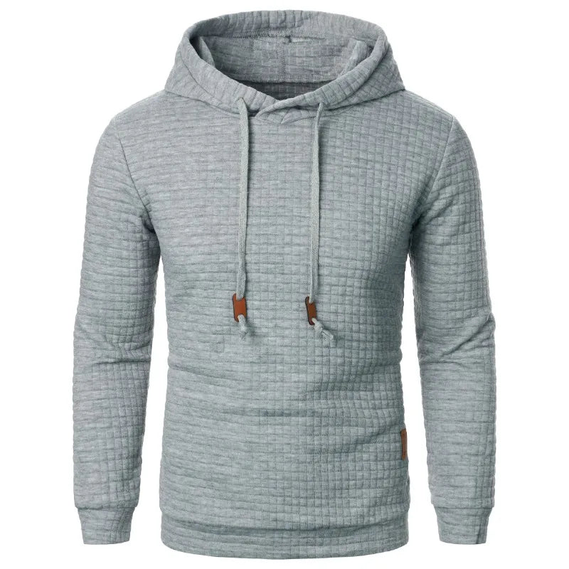 New Outdoor Men's Long Sleeve Hoodie Sweatshirts Autum Breathable Solid Color Coats Sport Streetwear Pullover Tracksuit Men
