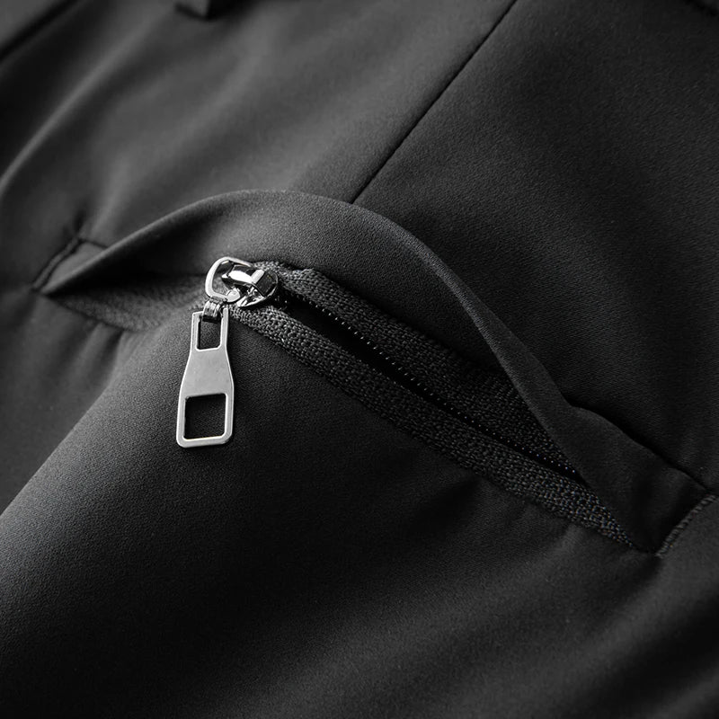 BROWON Brand Men Pants Summer New Business Fashion Straight Casual Pants Mid Light Elastic Loose Ice Silk Breathable Thin Pants