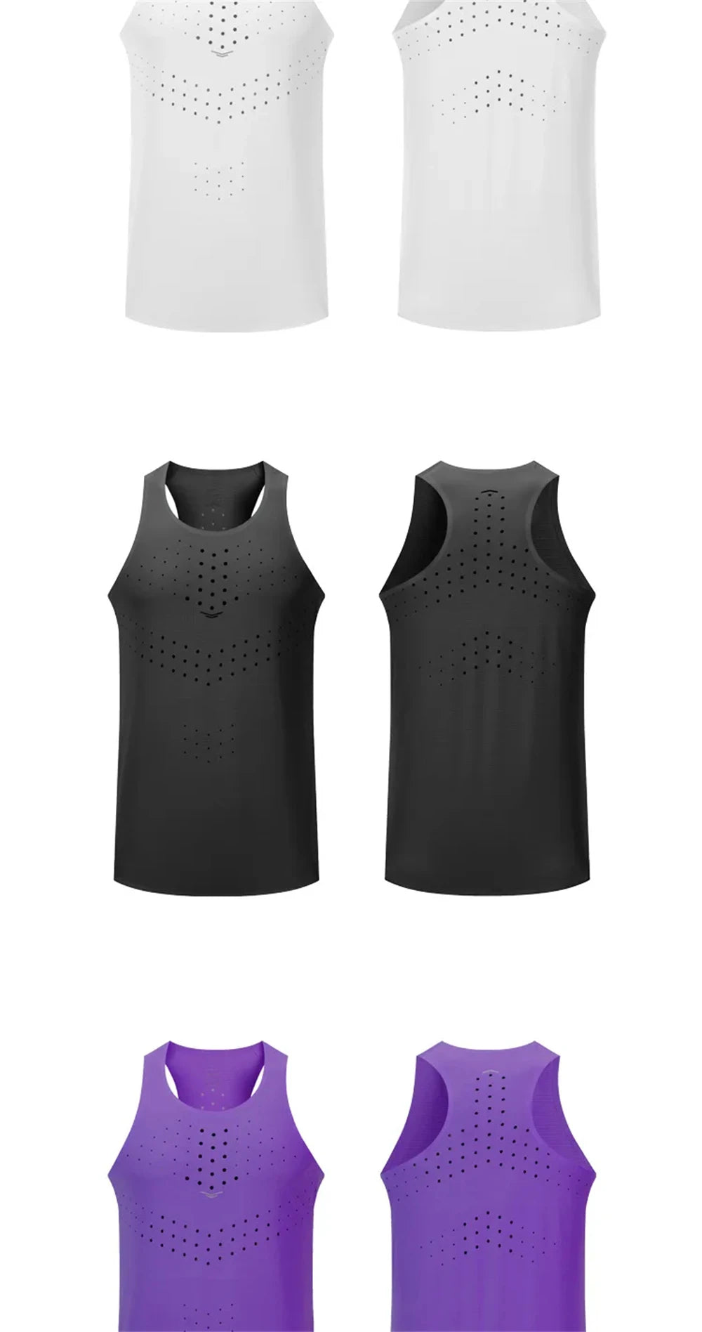 Mens Ultra-Light Quick-Dry Running Vest Summer Breathable Men Tops Marathon Athletics Fitness Gym Sport Training Workout Apparel