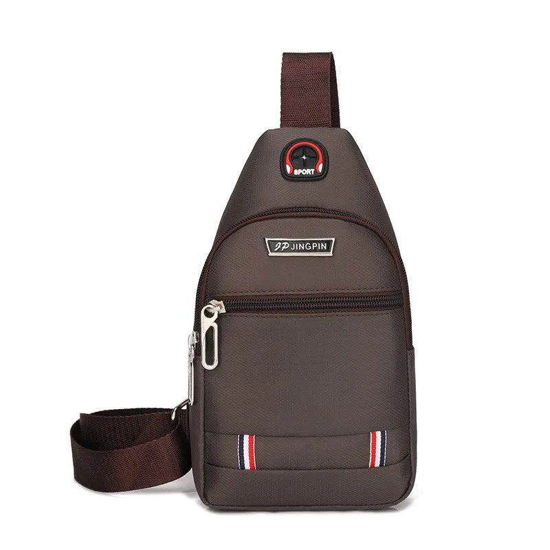Oxford Men Chest Bag Crossbody Single Shoulder Travel Handbag Fashion Chest Bags New Style Big Capacity Chest Men Bag