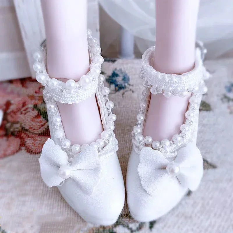 Fashion 60cm Doll Shoes Boots 1/3 Bjd Doll Shoes 7.5cm Foot Wear Simulation Shoes Toy Doll Accessories