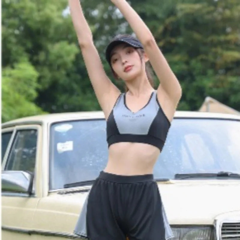 Swimsuit Women Summer Split Conservative Snorkeling Sunscreen Long Sleeve Pants Five Piece Set Jellyfish Sports Surfing Swimsuit