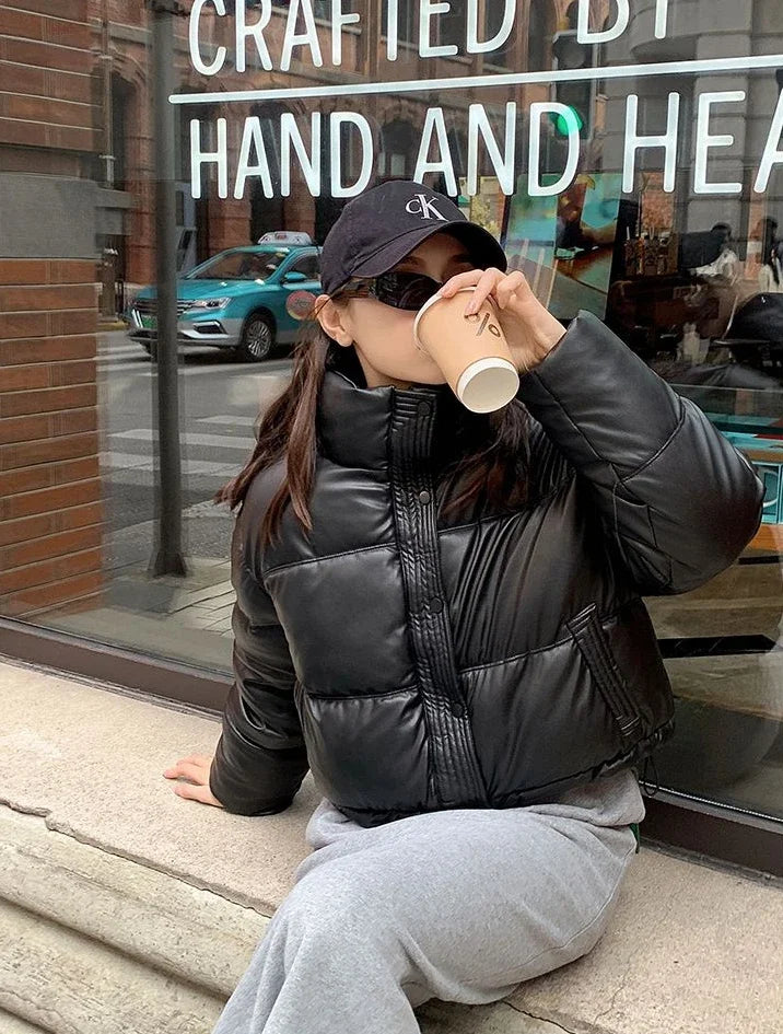 Down Coats for Women Loose Casual Parkas Woman Solid Color Winter Clothes 2025 Jackets Thick 2025 Trend Demi-season High Quality