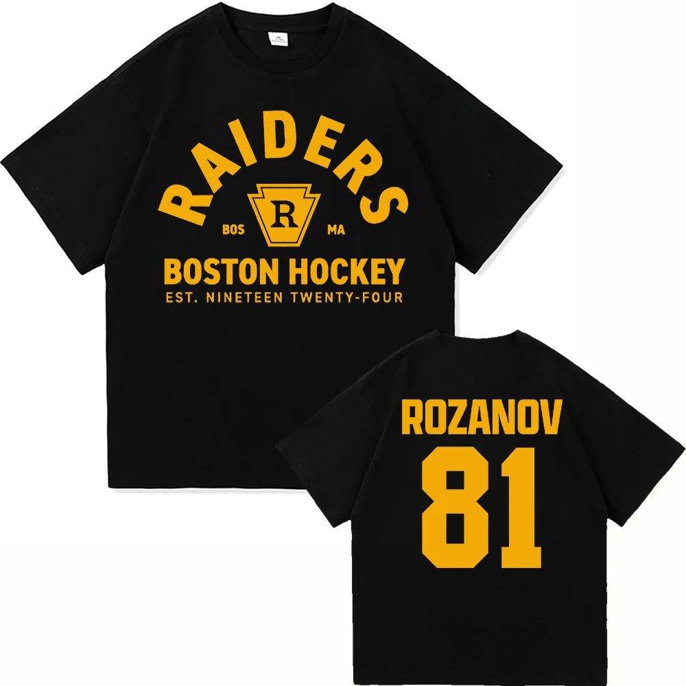 24 Hollander Montreal Voyageurs ClubT Shirt Fashion Men/Women TV Heated Rivalry Ilya Rozanov 81 T-Shirt High Quality Tees Shirts
