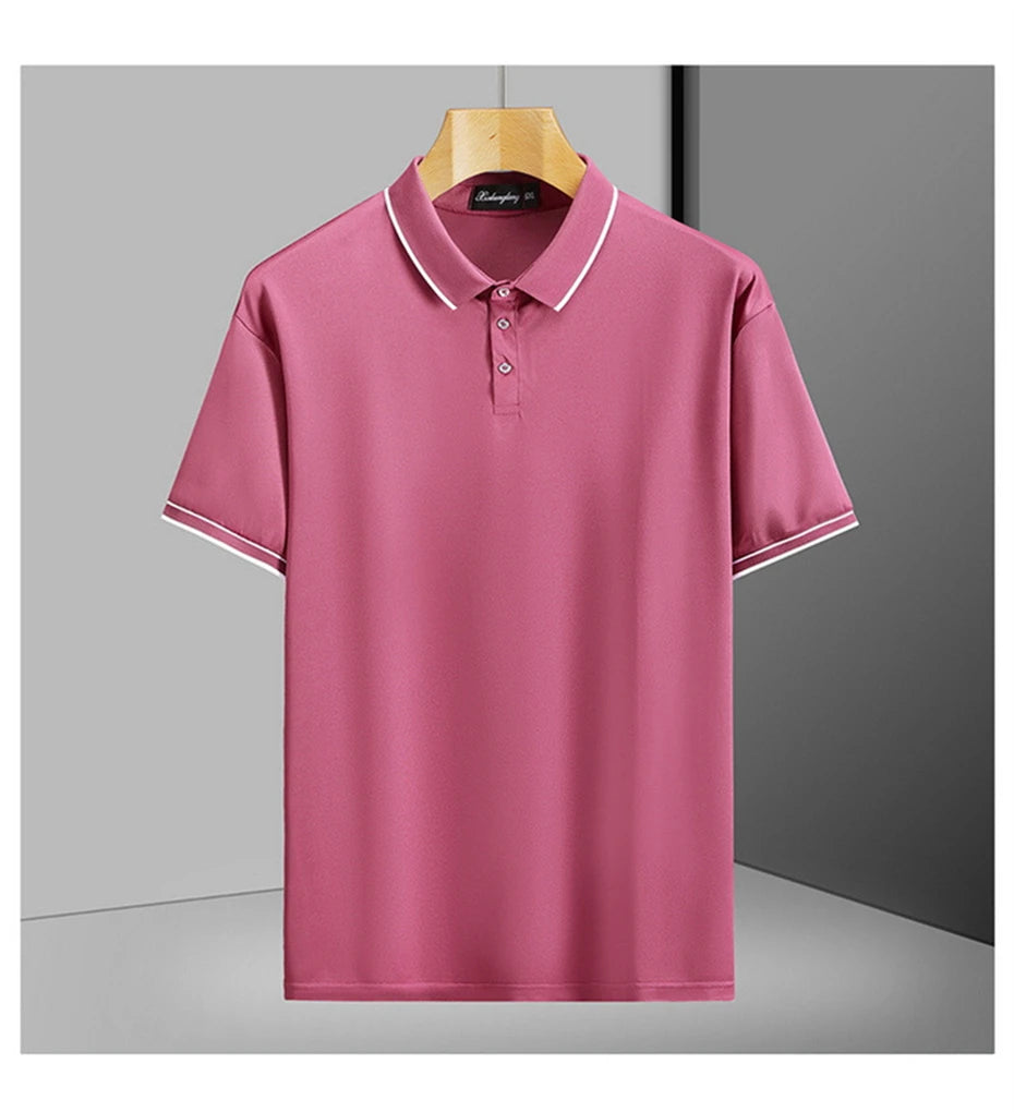13XL Plus Size Polo Shirt Summer Short Sleeve Polo Shirts Men Fashion Casual Breathable Shirts Male Summer Tops 12XL 13XL