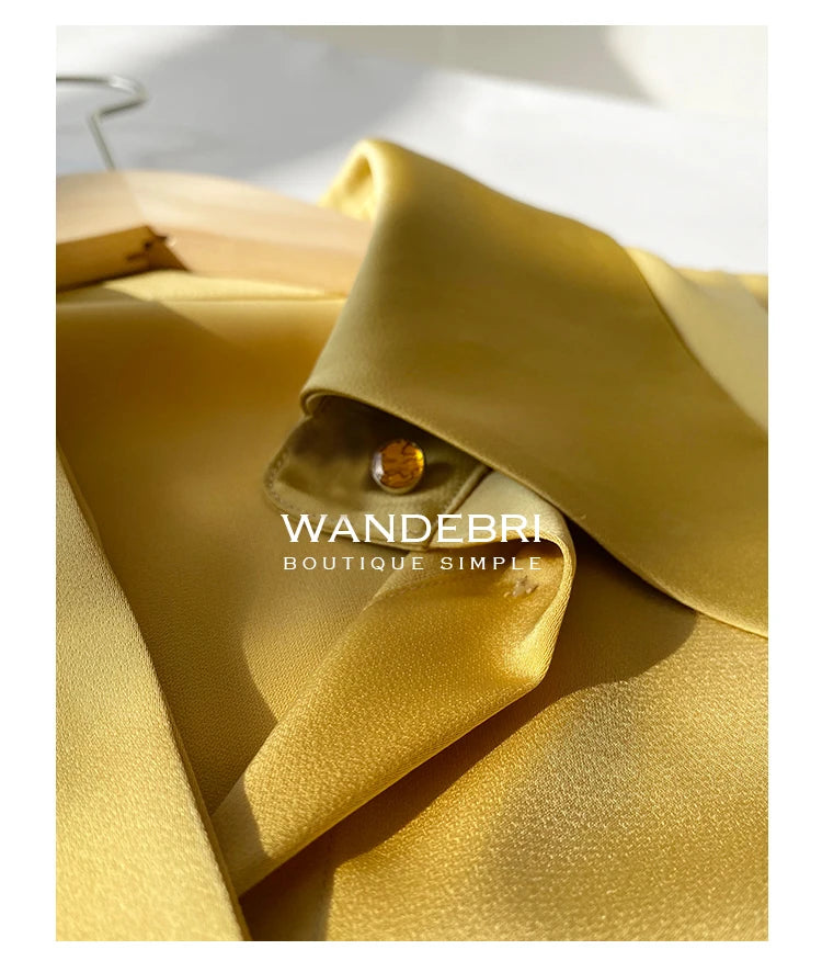 Stylish Elegant Turn Down Collar White Long Sleeve Satin Shirts Fashion Woman Vintage Blouse 2024 Office Lady Tops Blusas 16946