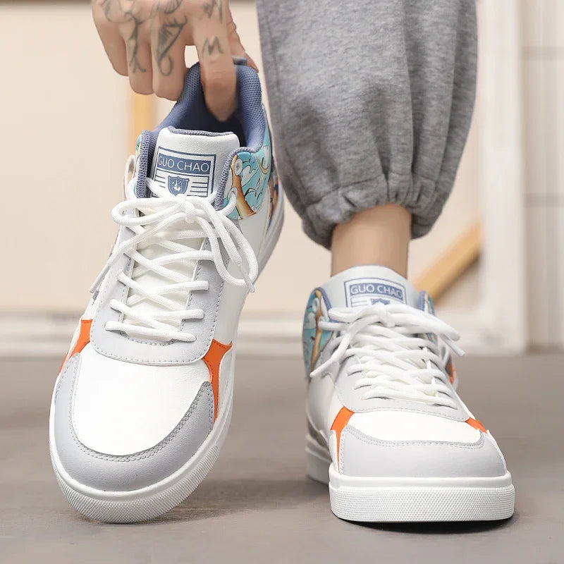 Men Running Shoes High Top Anime Shoes Comfortable Casual Sneakers Men Skateboard Big Size Tenis Masculino Footwear Male
