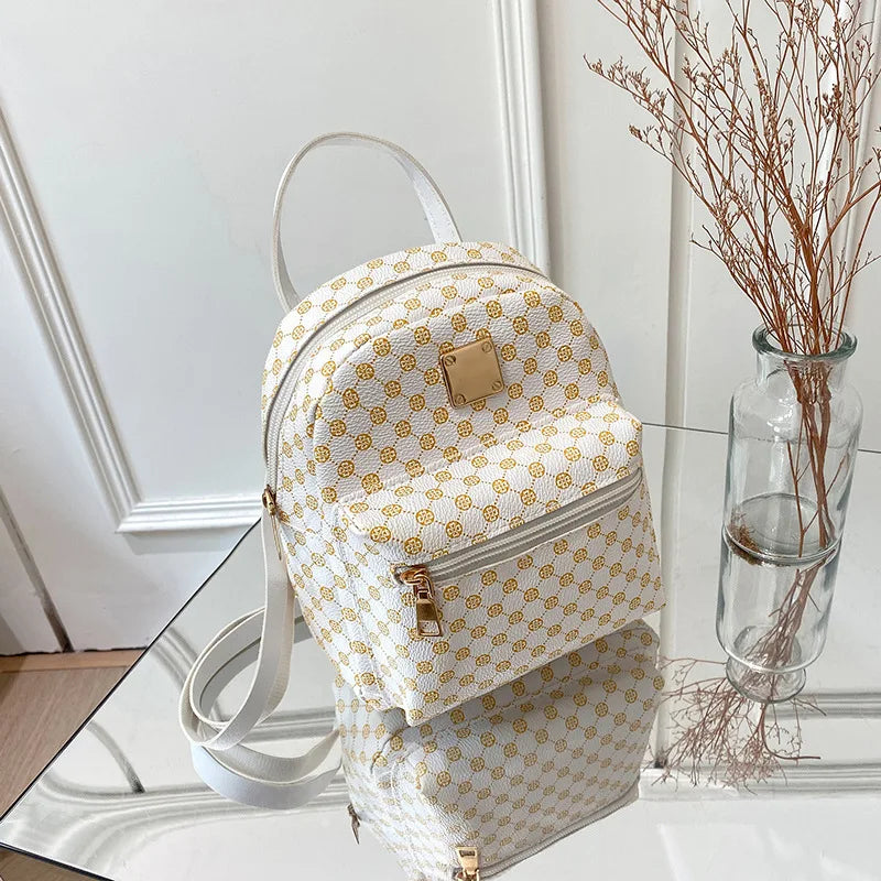Classic Women Backpack Fashion School Bags Female Daily Shopping Girl Backpacks Schoolbags
