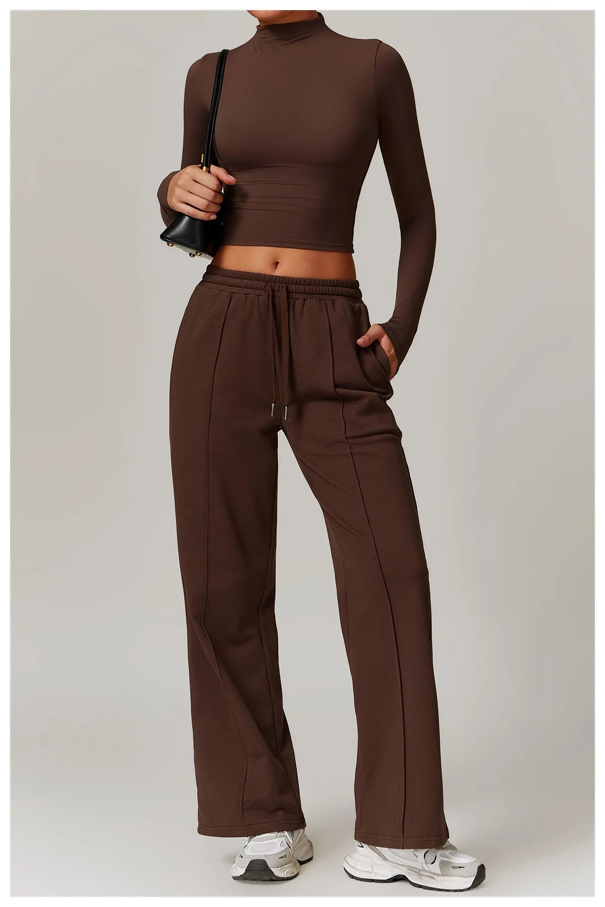 Sportswear 2 Pieces Yoga Set Gym Clothes Sportswear Yoga Suits For Women Fitness Set Tracksuits Sports Long Sleeved Gym Trousers