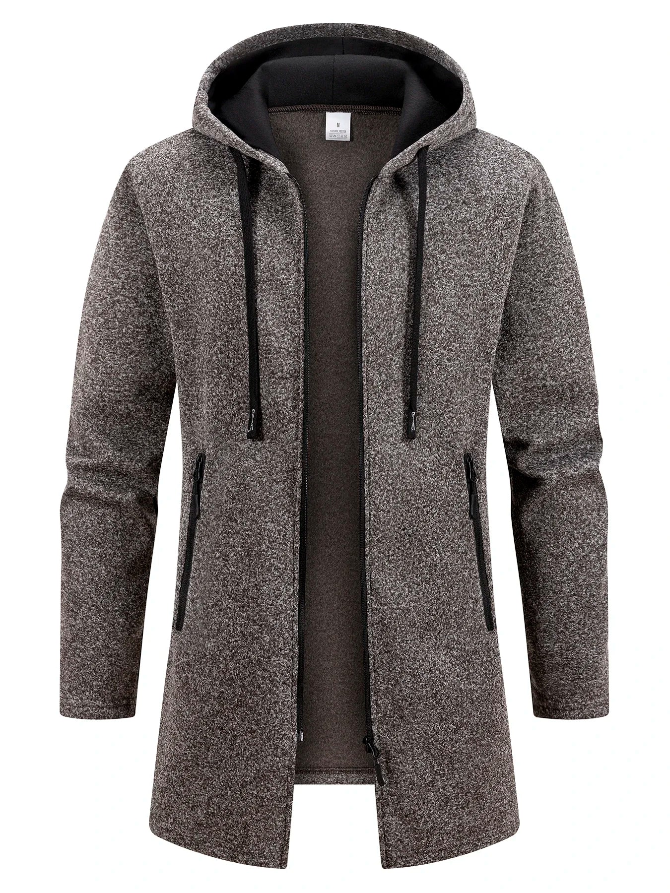 Men's Hoodies Jacket Long Sleeve Sweatshirts Zipper Hooded Jacket Mens Oversize Winter Top Jacket Coat Warm Streetwear