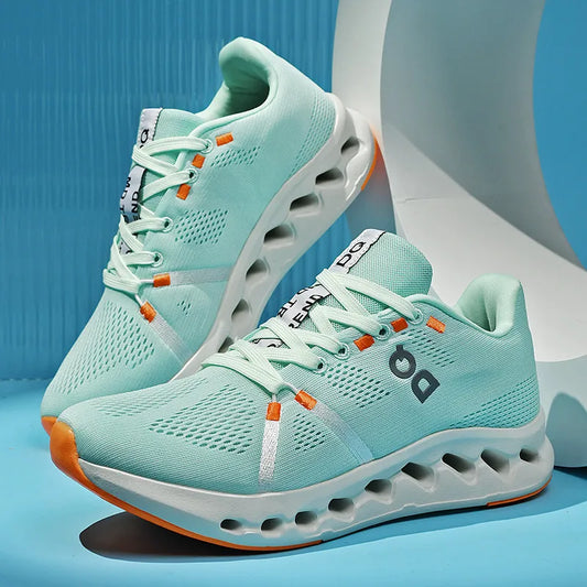 Spring new men's sports shoes breathable mesh shoes casual shoes outdoor running shoes with cushioning and lightweight design