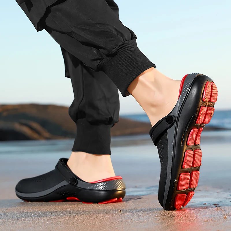 Men's Summer Outdoor Non-Slip Wear-Resistant Sandals for Outdoor Sports and Beach Large Size Sandals