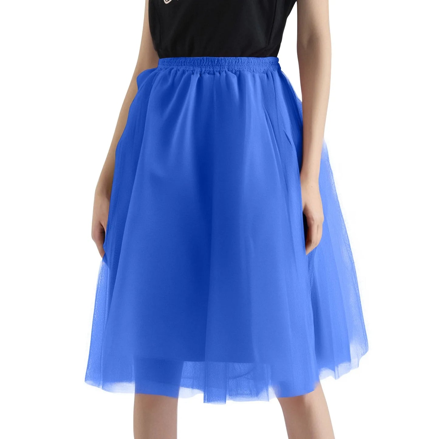 Tutu Skirt For Women 50s Skirt Retro Party Tulle Ballet Rockabilly Petticoat Underskirt Dance Dress Cosplay Mesh Skirt