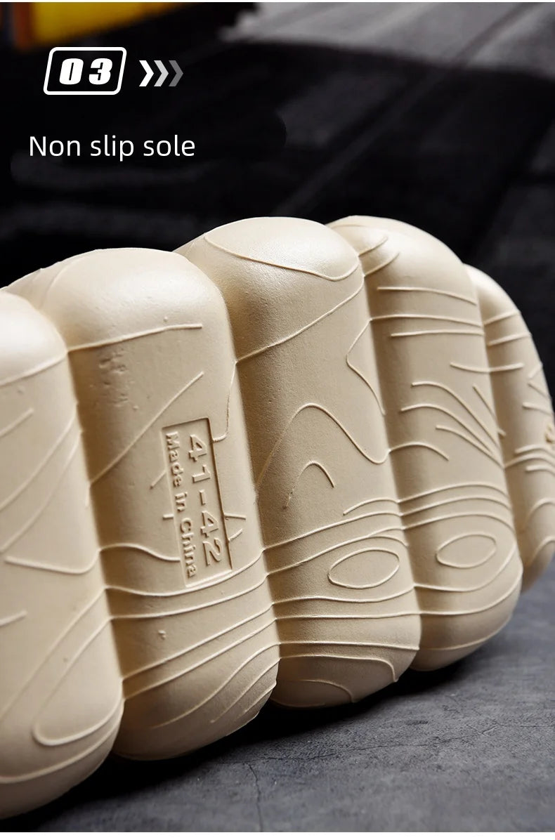 STRONGSHEN Men Women Warm Slippers EVA Slip on Shoes Walking Shoes Winter Fur Half Slipper Soft Household Sandals Zapatos Hombre