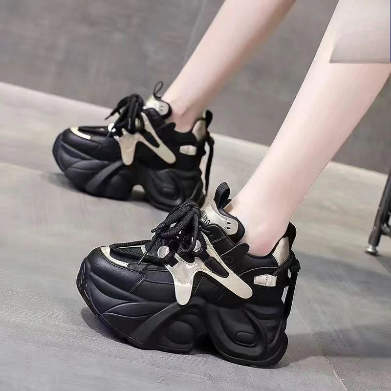 High Quality Spring Autumn Women Platform Sneakers Chunky Shoes Sport Vulcanized Shoes Female Casual Shoes 2026 New