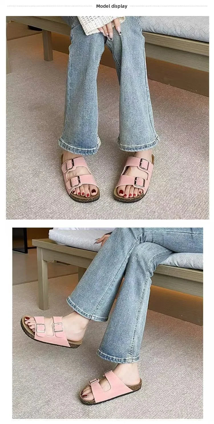 Fashionable modern men's and women's sandals are comfortable and versatile for summer, beach, and outdoor use