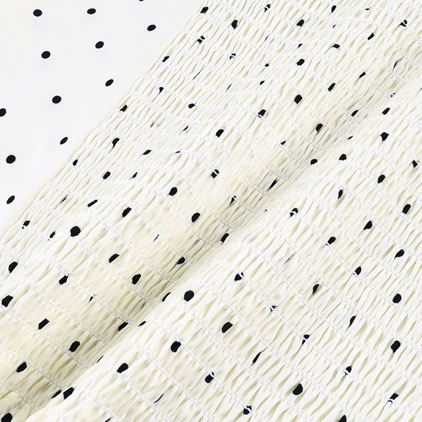 Backless Polka Dot Satin Tank Top Women Spaghetti Strap Lace Camisole Summer