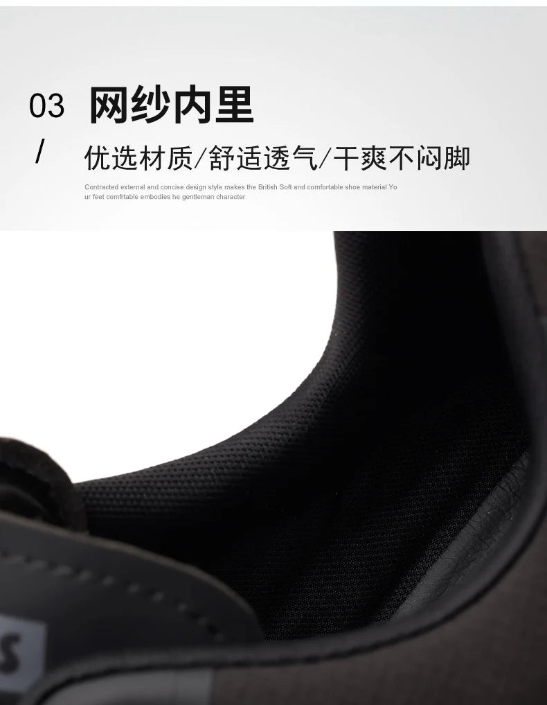 New Handmade Leather Casual Men Shoes Design Sneakers Man Breathable Leather Shoes Men Outdoor Sneakers