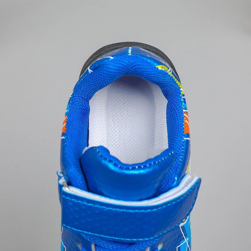 Children's Fashion All-Season Casual Flat Shoes Cartoon Cool Boys and Girls Football Casual Sports Shoes