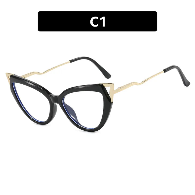Plain Glasses Anti-Blue Light No Makeup Glasses Frame Fashionable Stylish Glasses Frame