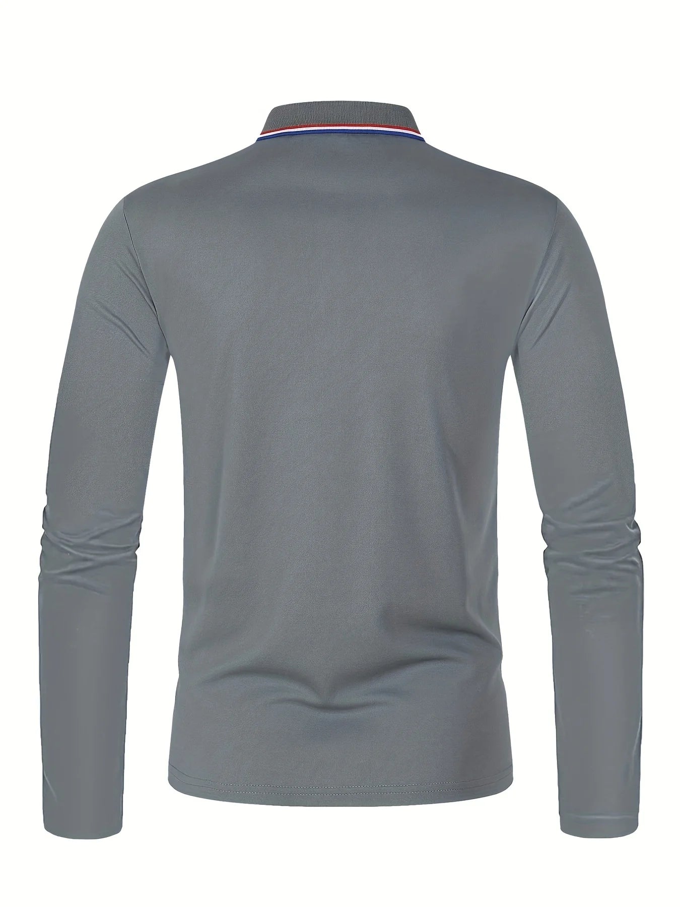 Men's Spring and Autumn Casual Breathable Comfortable Polo Shirt Hot Selling Fashion Men's Business Long Sleeve T-Shirt