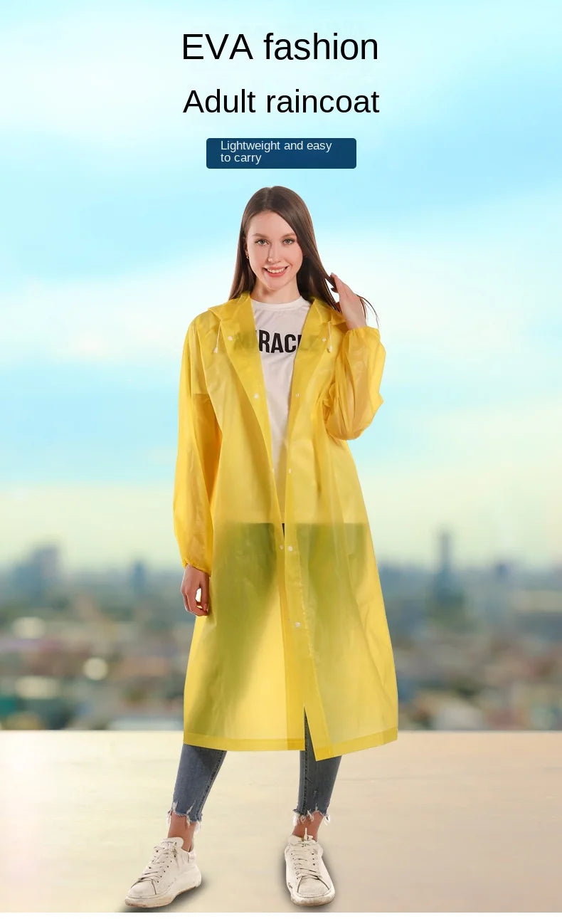Raincoat Long Full-body Adult Wearing Men's Women's Electric Battery Car Single Riding Poncho