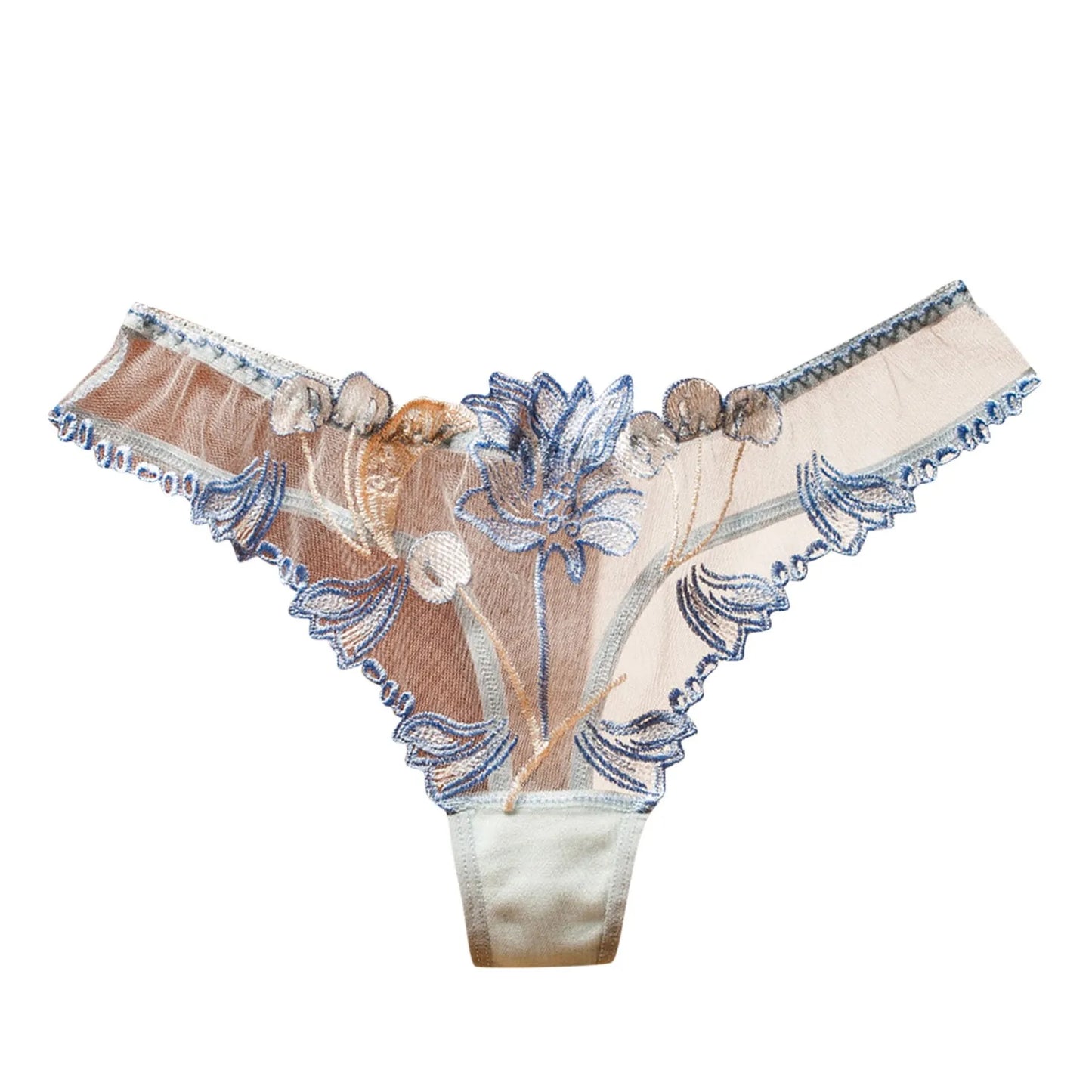 Sexy Lingerie Underwear Women Thong Womens Mesh Full Embroidery Sexy Panties Womens Bikini String Panties Womens Plus Size